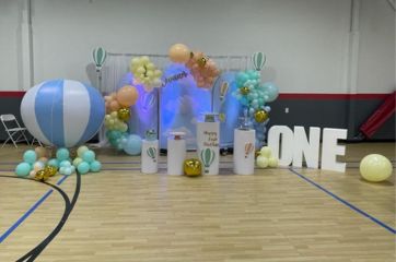 Toddler's birthday decor